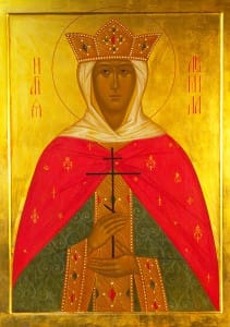icon of saint Ludmila