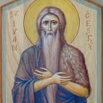 Икона святого Ивана Чешского, пустынника под скалой