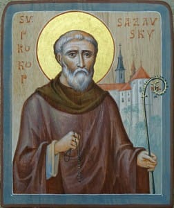 Икона святого Прокопия, игуменя Сазавского