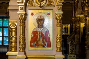 Икона великомученицы Варвары с частицей святх мощей
